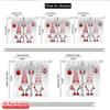 2D Flat Printing 2pcs Merry Christmas Trendy Curtains Christmas Gnomes Winter Snow_b Digital Printed Polyester Drapes Birthday