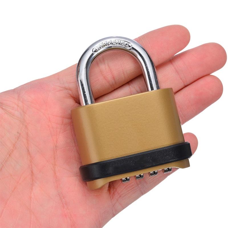 4-digit Combination Padlock With Number Password Weatherproof anti-rust anti-theft warehouse special lock truck door lock