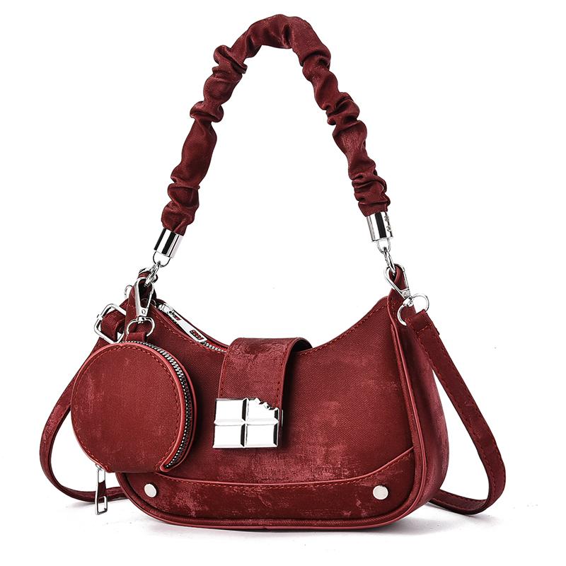 

New Tote Bags For Women Designer pu leather Fashi Ladies Handbags And Purses Luxury Large Capacity Female Shoulder Travel Bags червоний