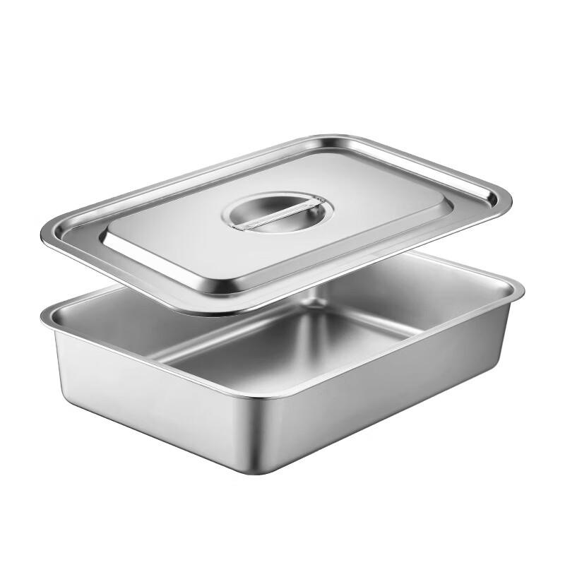 304 Stainless Steel Rectangular Food Serving Tray