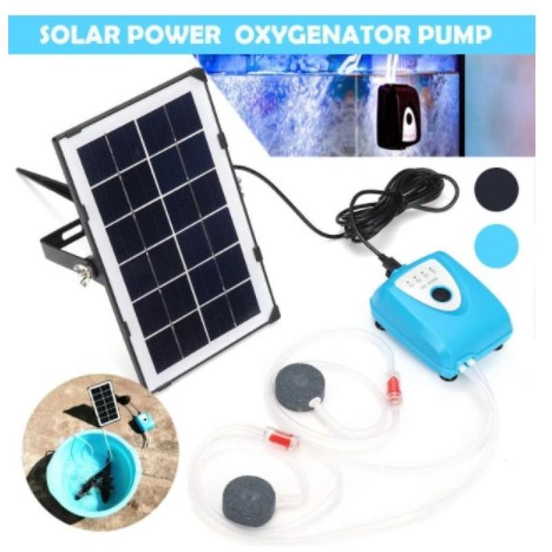 Solar Oxygen  Generator Water Oxygen Pump Aerator For Pond Aquarium Fish Tank