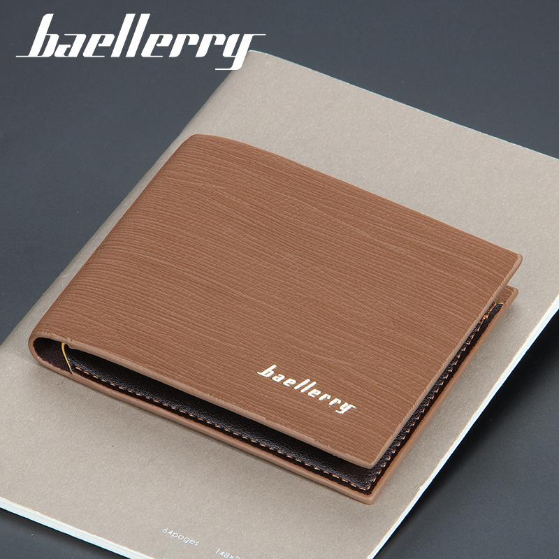 Baellerry Männer Kurze Brieftasche Vintage Leder Karte Halter Mode Geldbörse Business