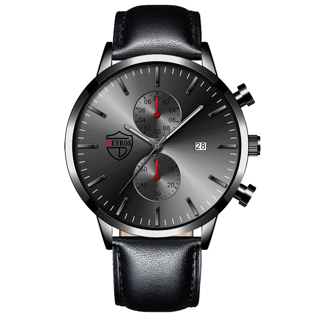 Fashion Steel Belt Men S Calendar Watch Luminous Automatic Quartz Watch Exposure single watch