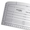 Hem Gauge Crafting Template Quilter Aluminum Alloy Accessory Ruler Ironing for Drawing