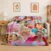 Singer T-Taylor Singer Music Flannel Blanket Soft Warm Throw Blanket for Bedroom Living Room Bed Travel Camping Picnic Gift