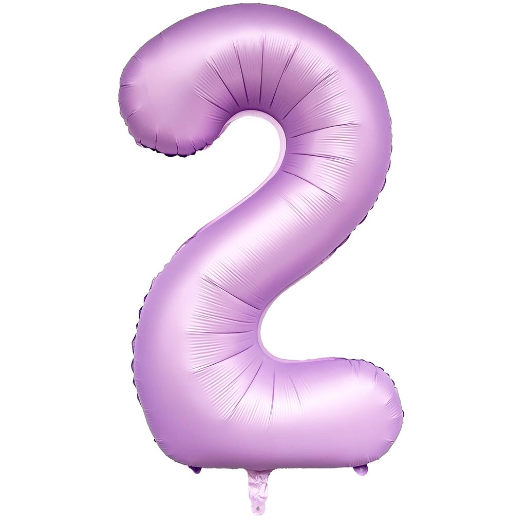 40 inch 0-9 Matte Purple Number Balloons Helium Foil Mylar Balloon Birthday Party banquet Decoration