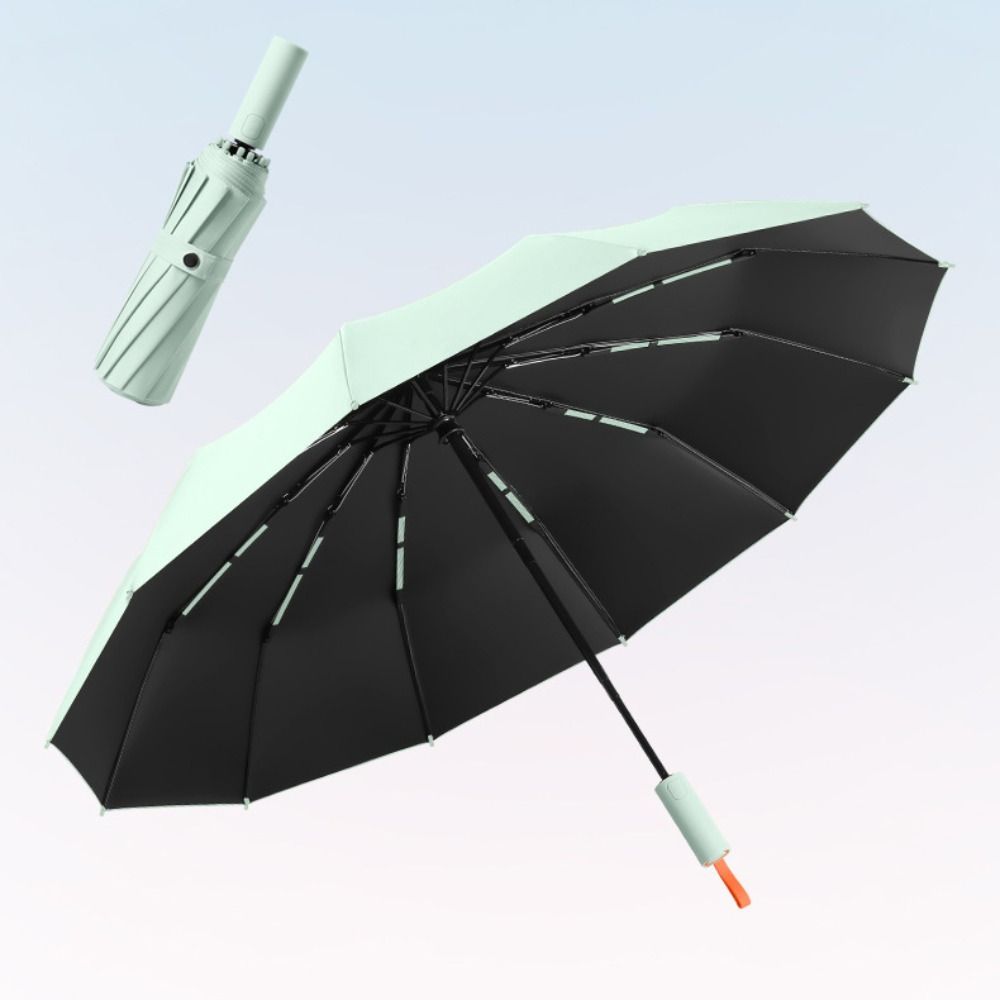 Verstärkter Automatischer Faltbarer Regenschirm Große Größe Sonnenschutzschirm UV-Schutz