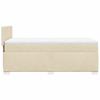 Vidaxl Letto Continentale Con Materasso, Crema, Tessuto, 80X200 Cm