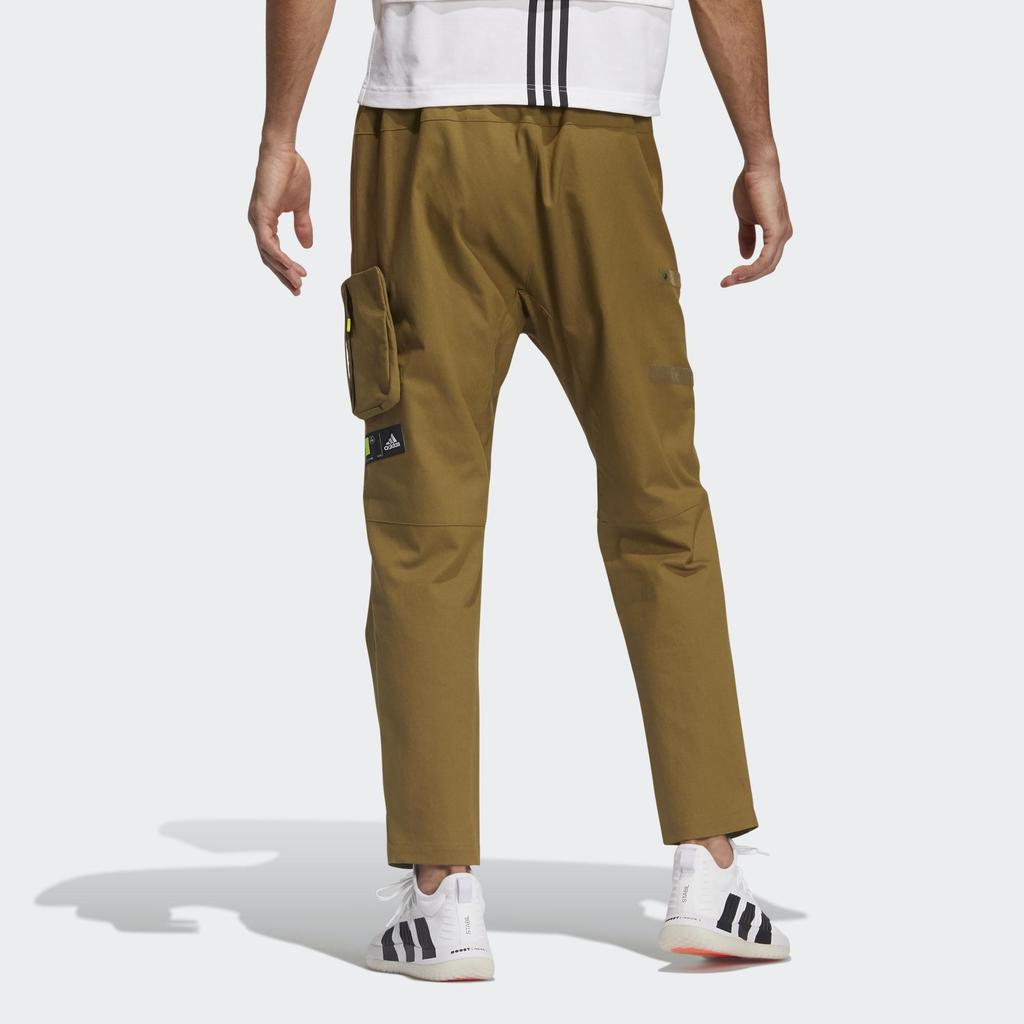 Adidas Towel Custom Cargo Pants Men Bottoms Brown GP0943