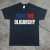 Stateunisext Tee Fight The Oligarchy Unisex Heavy Cotton Tee Political Protest Wear Activism Fashion Casual Everyday Shirt
