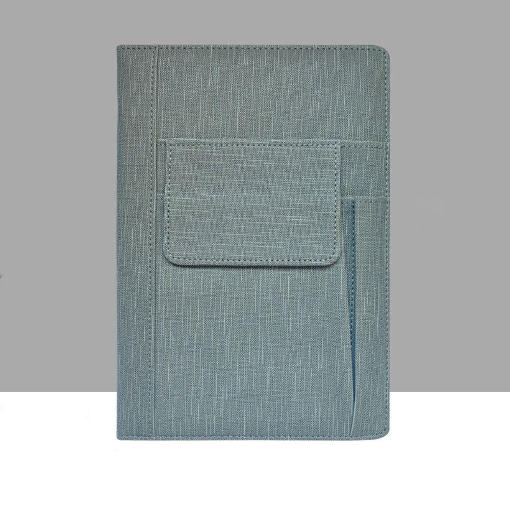 A5 PU Leather Notebook To Do List Meeting Minutes Book Fashion Notebook with Pocket Girls