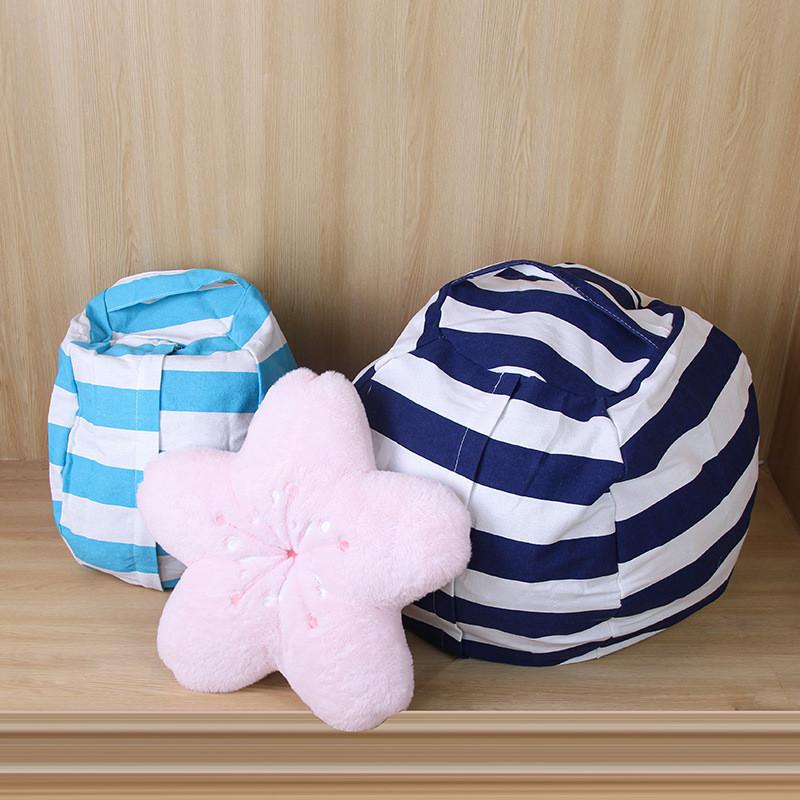 Childrens Plush Toy Storage Bag With Zipper For Bedroom And Living Room Organization