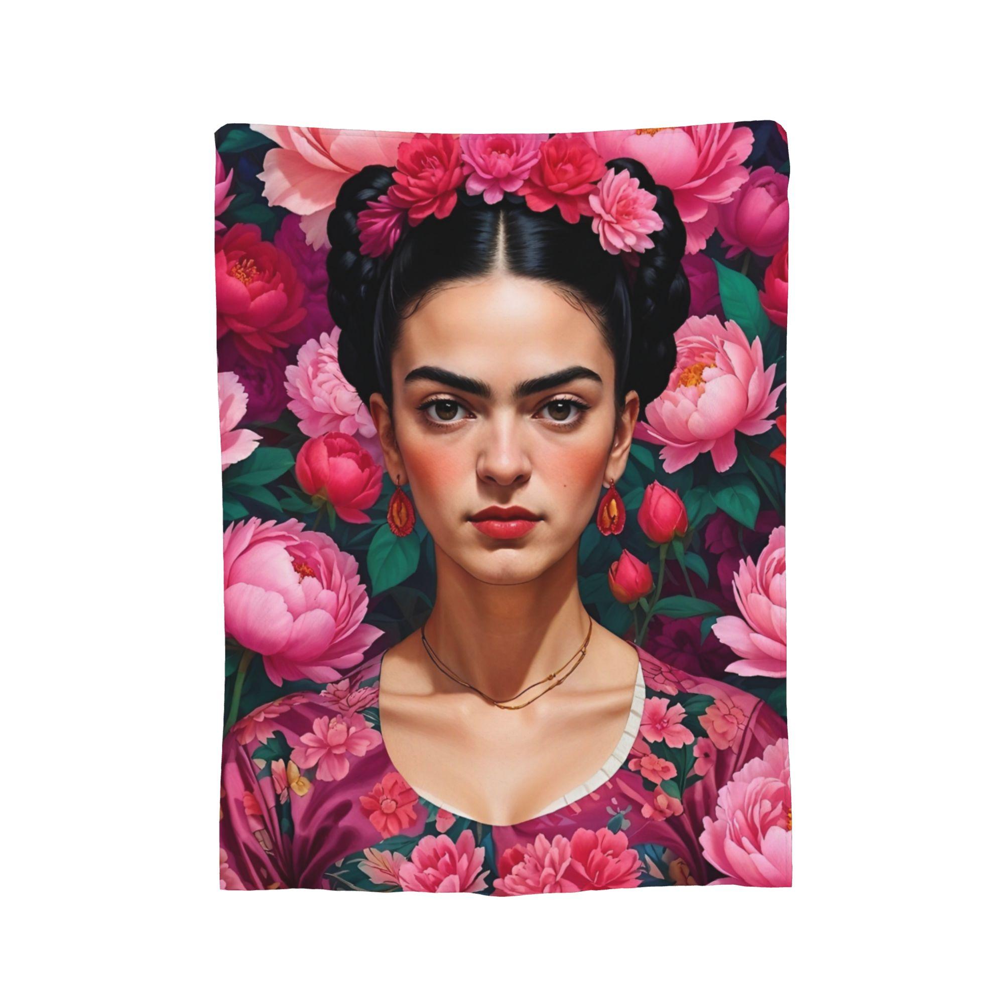 

F-Frida K-Kahlo Mexican Artist Kahloo Blankets Flannel Awesome Warm Throw Blankets for Chair Covering Sofa Summer 150x200cm