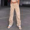 Baggy cargobroek voor dames, streetwear hiphop joggers, joggingbroek, casual losse broek met wijde pijpen