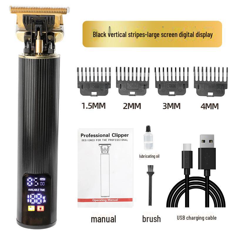 Retro Multifunctional TYPE-C Fast Charging Portable Hair Clipper