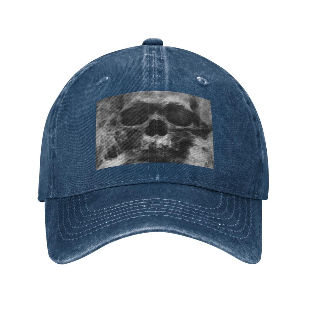 Santa Muerte Saint Death Goth Mexican Muertos Skull Denim Cap Casual Baseball Caps Adjustable Hat Summer Unisex Baseball Hats