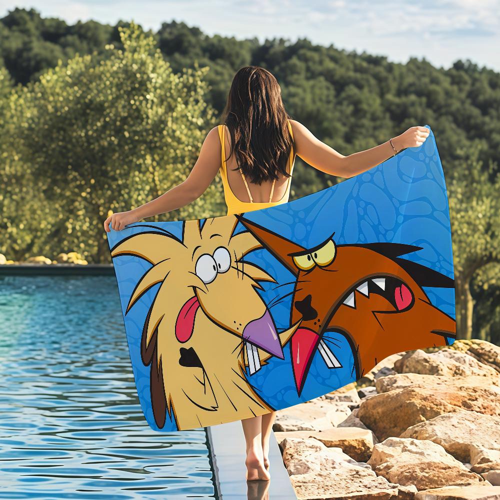 Funny man Drachenlord Towel Quick Drying Beach Towels Are Suitable For Swimming Pools Camping Yoga And The Gym