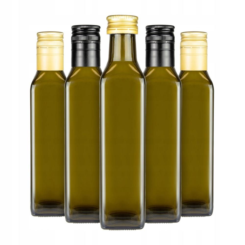 50X Green Marasca Bottle 250Ml For Oil Vinegar Oil Sauce Syrup Alcohol