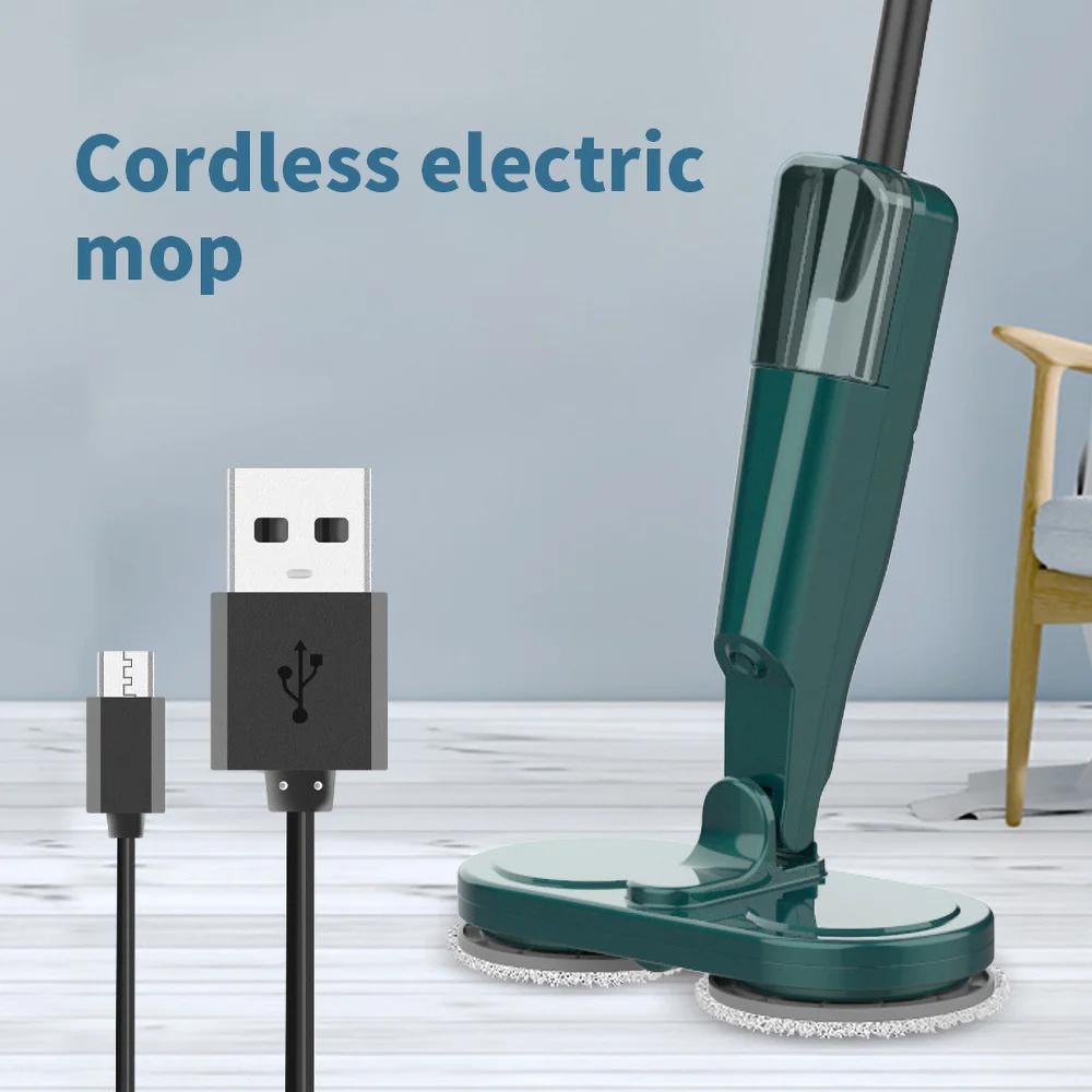 Electric Floor Mop With Sprayer Handheld Spin And Go Mop Without Cable And Water Tank Floor Washing Mops Cleaning Household