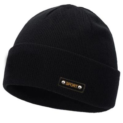 Semplice berretto per uomo e donna caldo lavorato a maglia tinta unita Skullies Berretti invernali casual morbidi cappelli turbante Hip Hop Beanie