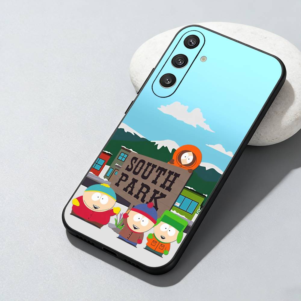 Funny S-South-Park Cute Phone Case For Samsung Galaxy A73,A72,A71,A70,A52,A51 Others Soft Black Cover