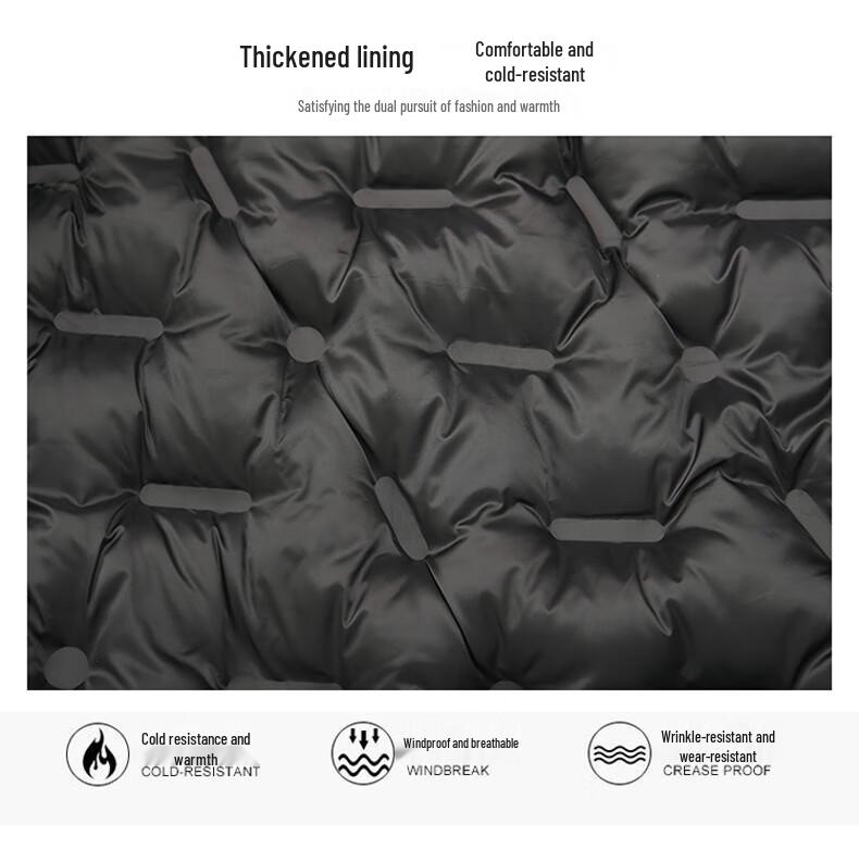 Pierre Cardin Men's Outdoor Hooded Padded Jacket