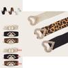 Love Heart Buckle Wide Leather Belt For Women Elegant Dress And Coat Accessory