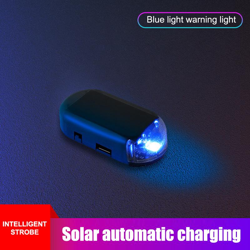 

Автомобильная солнечная батарея, сигнальная лампа, стробоскоп, светодиодная поддельная лампа безопасности, мигающая фиктивная сигнальная лампа для автомобилей и мотоциклов