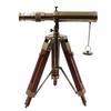 35.6 cm Brass Telescope with Wooden Tripod Gift Wedding, Thanksgiving, Chinese New Year, Christmas, Table top, Home, Office Decor