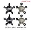 For Audi  A5 4Pcs 60/61/68/69/77/135mm Car Wheel Hub Caps Center Rim Cover Badge Decoration Accessories For Audi A4 A5 A6 A7 A8 Q5 Q7 Hubcap
