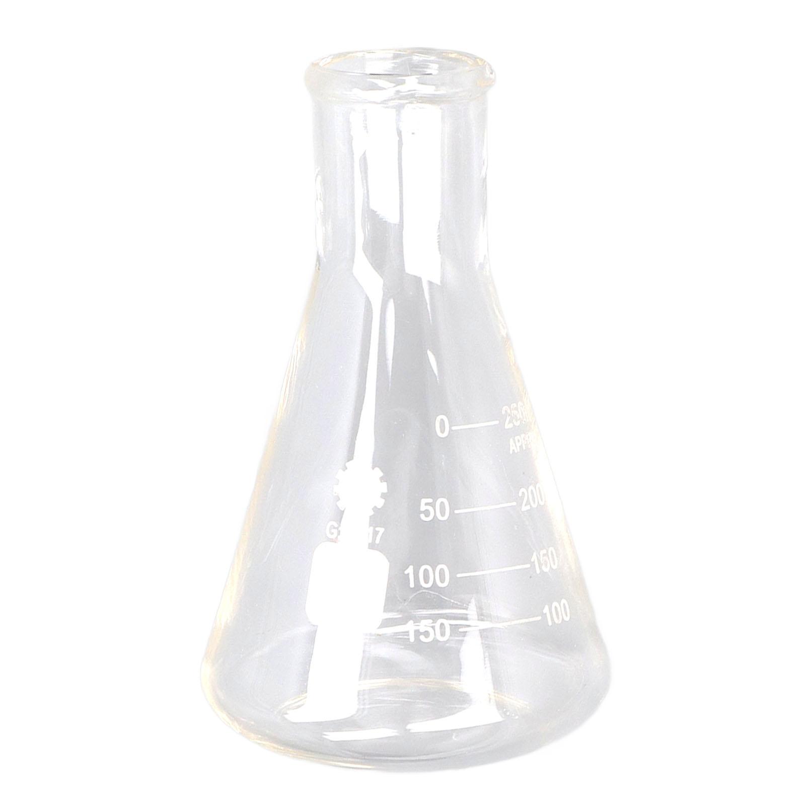 

4PCS Erlenmeyer Flask Borosilicate Glass 50ml 100ml 250ml 500ml Chemistry Conical Flask for Laboratory