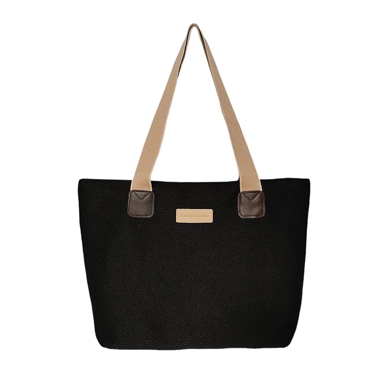

[PUPUKING] tote bag, lightweight, A4 , large capacity, ladies ,bag ,fastener , commuting bag , with inner pocket, handbag, shoulder bag, shopping