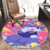Cat,Anime Chair Mat Round Rug Office Carpet, Non Slip, Suitable for Living Rooms, Bedrooms Decor.1205344a