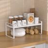 Retractable Kitchen Spices Storage Racks Home Multifunctional Tabletop Seasoning Holders Cupboard Sundries Organize Metal Shelf