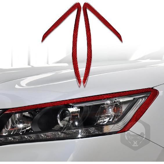 for Honda Accord 9th Gen 2013-2017 Accessories Door Handle Red | Real Carbon Fiber, for Honda Accord 9th Gen 2013 2014 2015 2016 2017, Interior Trim
