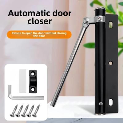 Stainless Steel Automatic Door Closer Push-Pull Door Furniture Supplies  For Bedroom