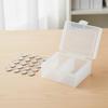 Clear Round Plastic Coin Holder For Easy Viewing And Display Of Collectible Items With Protective Cover