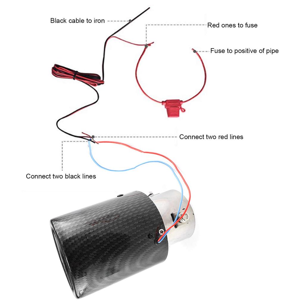 Obcinak do tłumika, 1,4 - 2,5 cala (35 - 63 mm), Końcówka wydechu, Stal nierdzewna