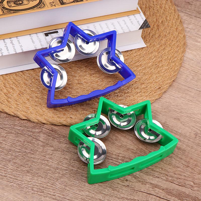 Kindergarten Hand Bells Toys Music Toys Shaking Bells Tambourine Toys Percussion Instruments