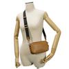 Used 9726 Jaden Crossbody CR179 7921 Current Brown Pochette Unused Logo Embossed Light Saddle Men's from Japan AUTHENTIC