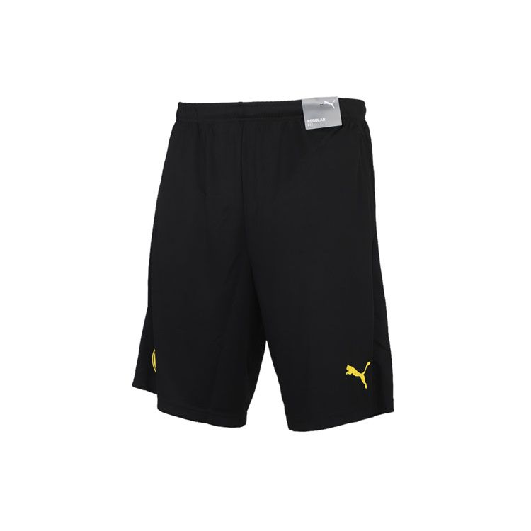 Puma Casual Soccer Breathable Elastic Waist Shorts Men shorts Black 753497-12