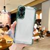 Airbag Shookproof Lens Case For Realme C85 15T 16 C71 C61 C63 OPPO A6X A98 5G A79 A38 A18 A53 A96 A5 A6 A16 Reno 13 14 15 15F Plating Silicone Cover