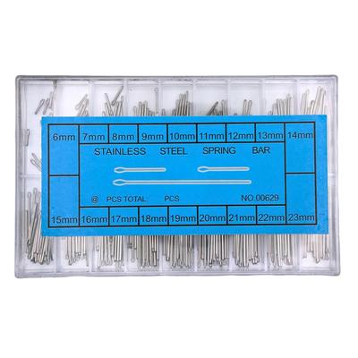 Kitekorosso Watch Cotter Watch Strap 18 20 Pieces Stainless for Watch Repair 360-Piece Pins, Pins, 6-23mm, Sizes, Each, Steel, [Used]