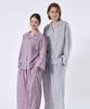 OOTN Quiet Wide Fit Striped Couple Pajamas Top & Bottom Set_2 Colors