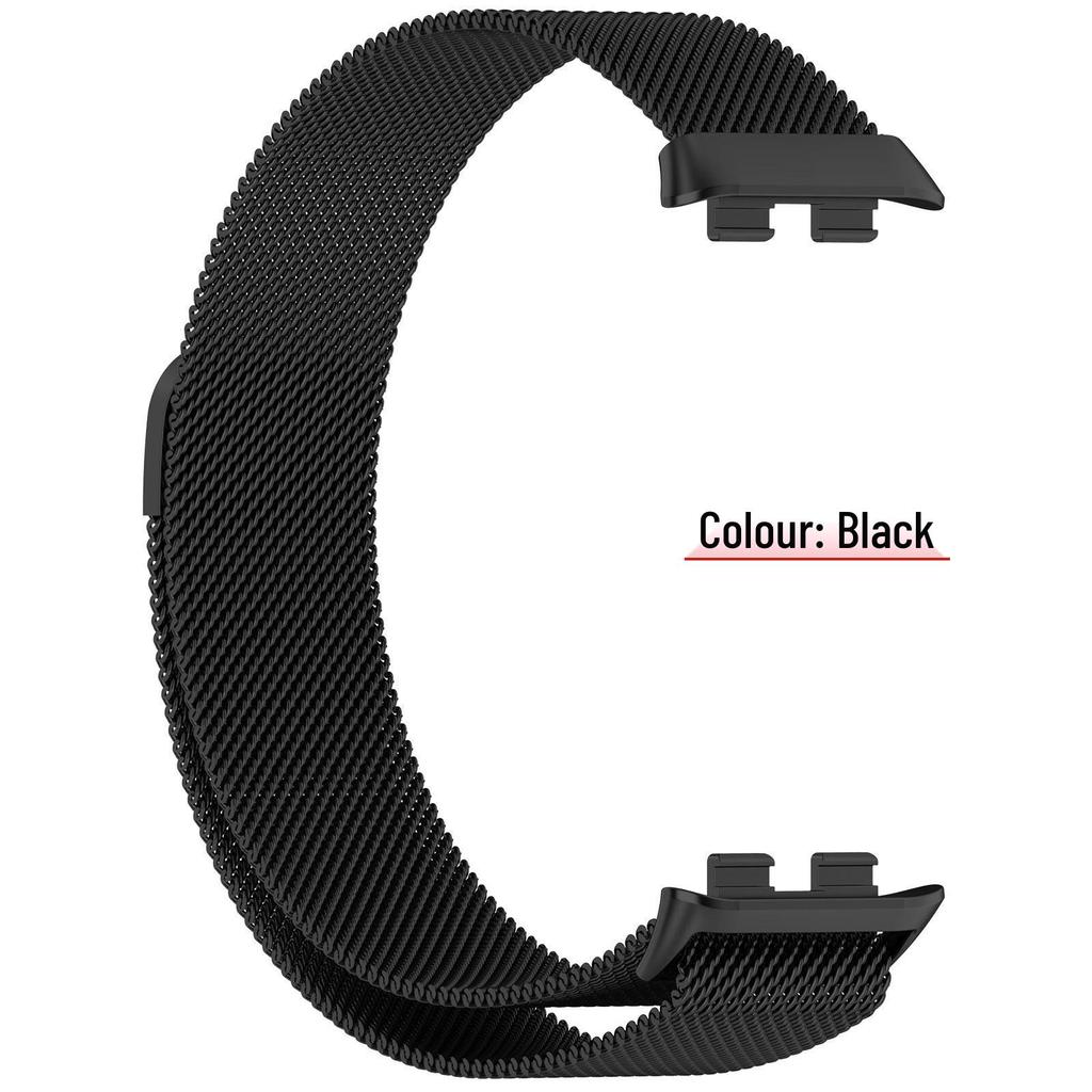 Milanese armband för Honor Band 10/9 - Metall Magnetisk Ögla