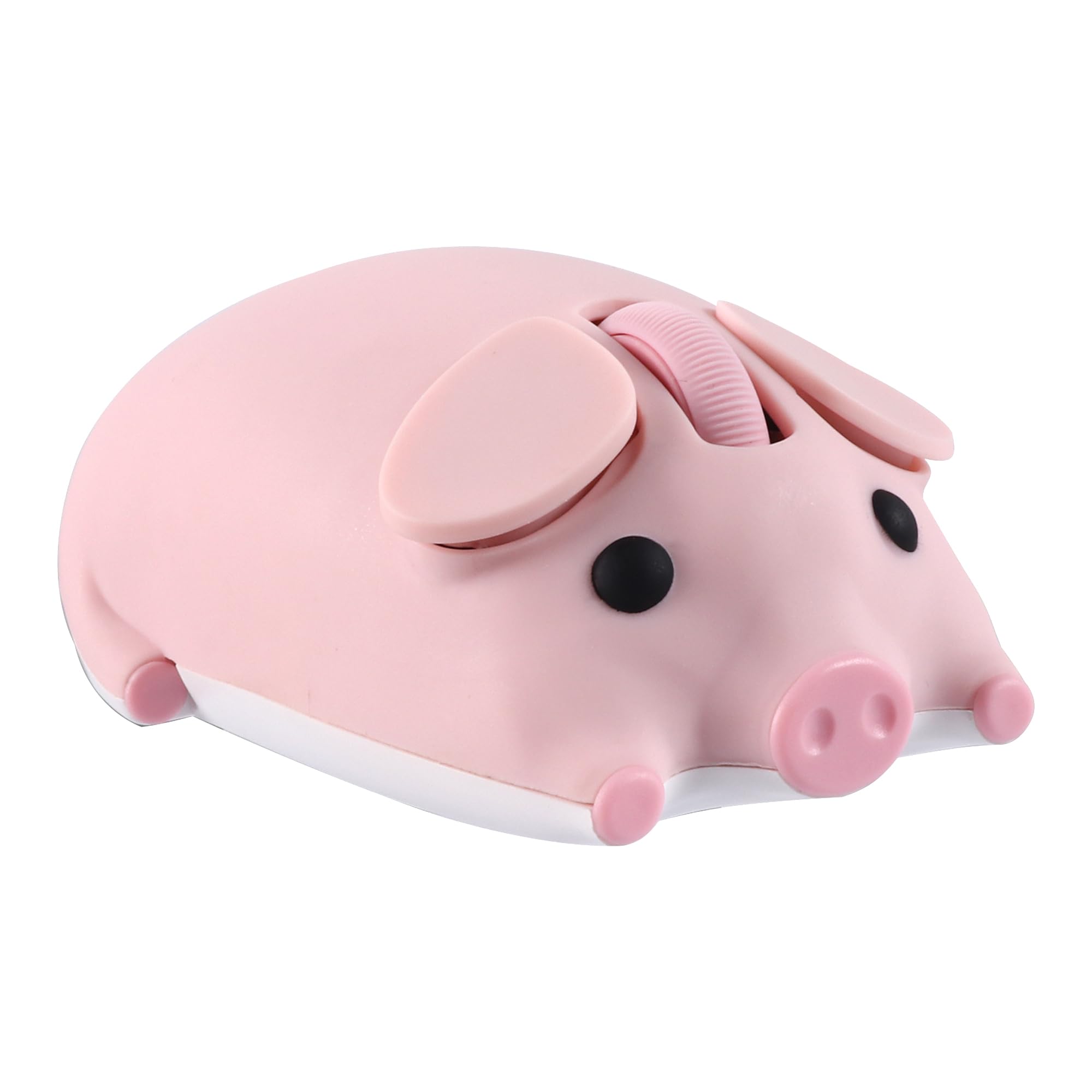 

Wireless Bluetooth Cute Pig Compatible with Tablet and Laptops Mouse, 2.4GHz USB, Two-Device Connection, Design, Battery-Operated, Quiet, Compact, рожевий