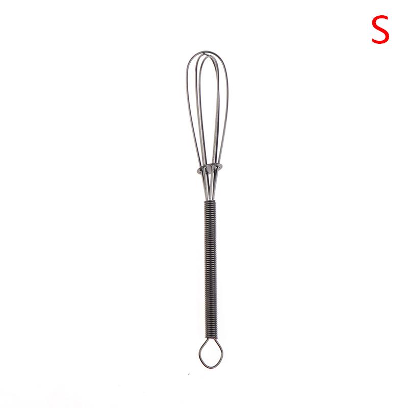 Mini Edelstahl Schneebesen Eierschläger Wisk Manuell Ballon Drahtschneebesen Milch Mischen
