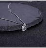 Rose Gold Swan Necklace: S925 Sterling Silver Clavicle Chain, Light Luxury Design, Perfect Gift for Girlfriend on Valentine's Day