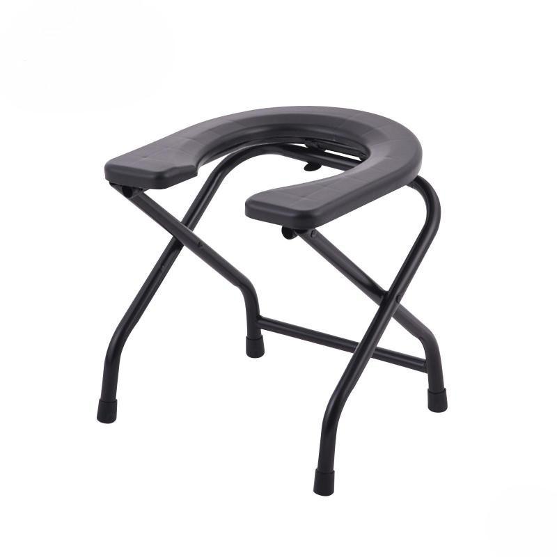 30cm/38cm Shower Chair Heavy Duty Stainless Steel Toilet Chair Seat Household Portable Elderly Toilet Seat