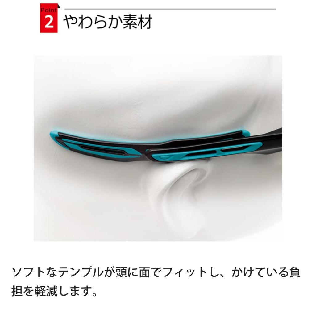 Vision Verde Safety Glasses for UV Cut VS106F [Midori Anzen] Work, Double-Sided Anti-Fog,